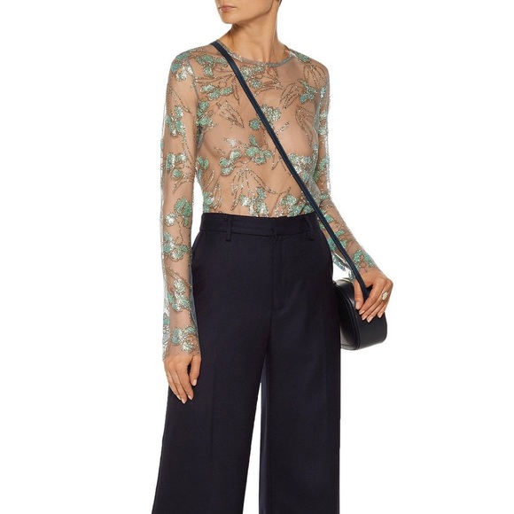 ❌FINAL PRICE ❌Glitter tulle sheer top NWT - Picture 3 of 7